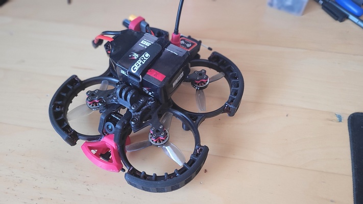 geprc cinebot 30 - camera cover fpv drone cinewhoop walksnail avatar stl 3d gep-ct30 3d print model - Mito3D