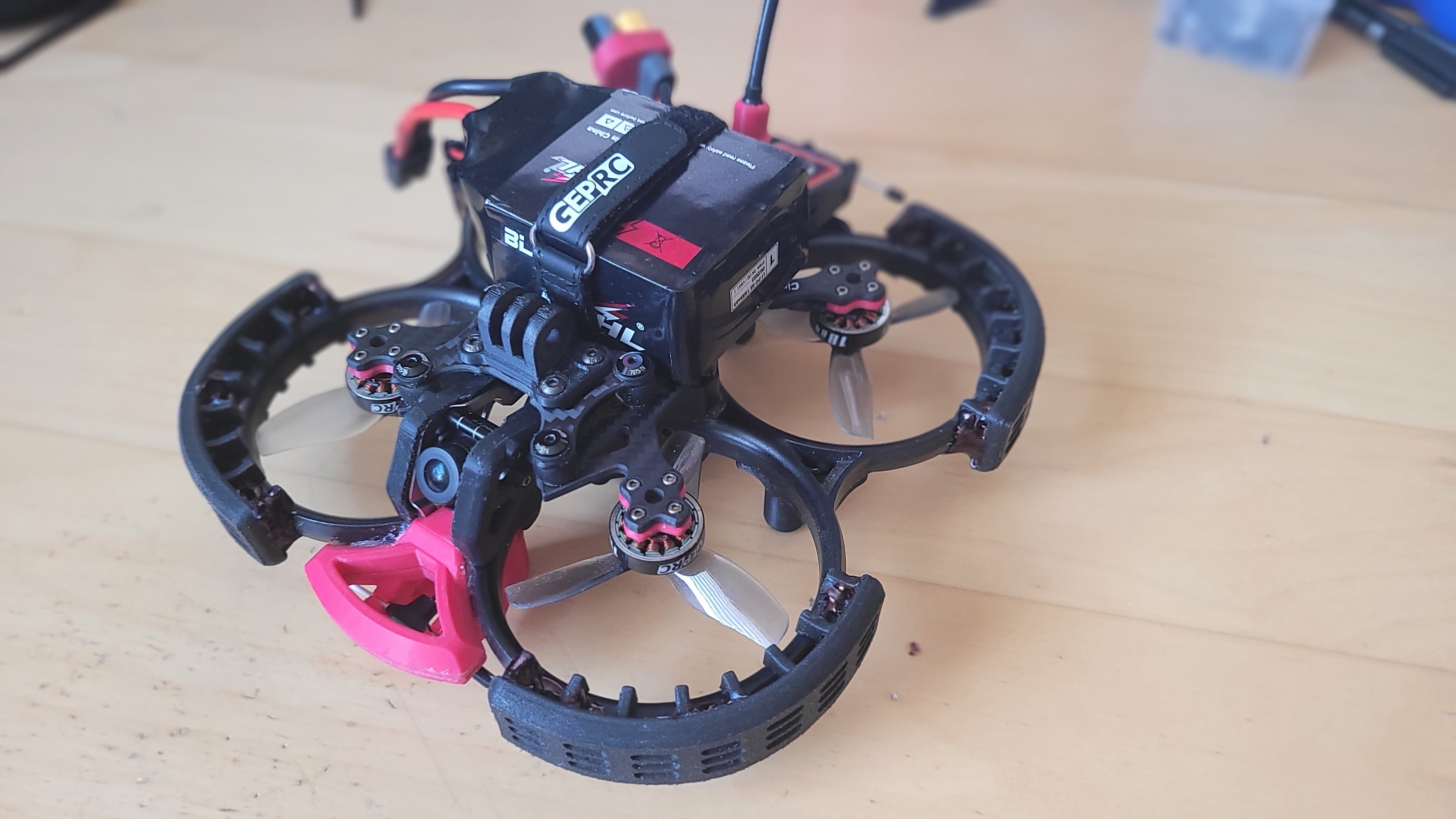 geprc sinema robotu 30 motor sönümleyici fpv uçan göz cinewhoop pervane örtmek kılıf stl 3d gep ct30 3D print model - Mito3D