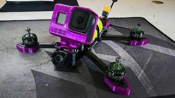 geprc marque 4 accessoires drone héros 8 phat pattes 3d print model - Mito3D