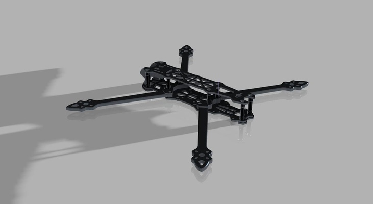 geprc mk4 7inch fpv frame gadget drone 3d print model - Mito3D