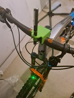 geradeaus action team bike cube ebike mtb steering gadget 3d print model - Mito3D