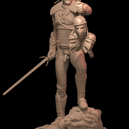 Geralt nsfw 3d impression 3D print model - Mito3D