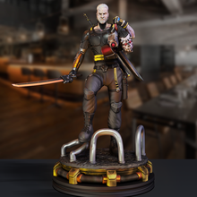 geralt rivia witcher cyberpunk style the future video game games 3d print model - Mito3D