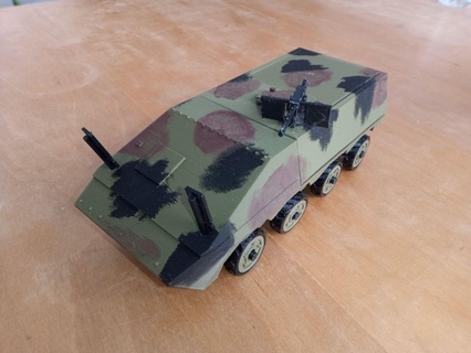 alemán armado personal portador gtk Boxer Equipo muestra juguete militar tanque mundo guerra 2 ww2 aire fuerza jet camión soldado máquina 3d print model - Mito3D