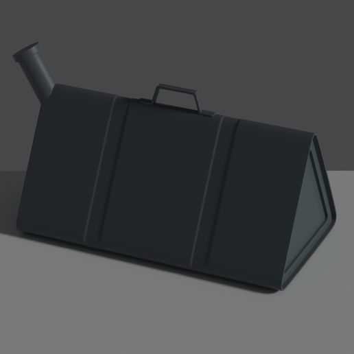german fuel canisters 3D print model - Mito3D