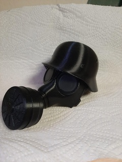 german helmet ball hitch cover tow 3d print model - Mito3D