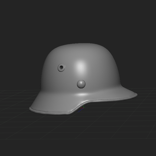 german kriegsmarine helmet ww2 grenade ww1 military war soldier resin pla printed 3D print model - Mito3D