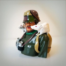 german rat soldier art vintage army soldiers toys 3d print model - Mito3D