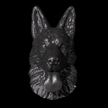 german shepherd dog art animal toy 3d print model - Mito3D