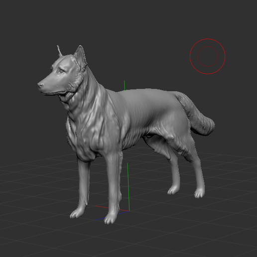 Almanca çoban hayvan köpek Evcil Hayvan 3D print model - Mito3D