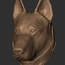 Alman Çoban papaz alem o sanat senin cachorro köpek 3d print model - Mito3D