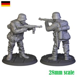 german soldier ww2 nazi army arttoy 28mm 3dmodel man tabletop miniature sculpture 3d print model - Mito3D