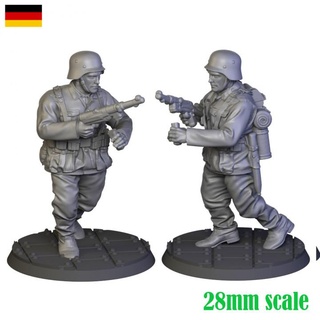 german soldier ww2 05 nazi army arttoy 28mm 3dmodel man tabletop miniature sculpture 3d print model - Mito3D