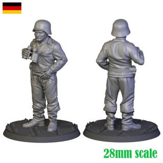 allemand soldat ww2 nazi armée jouet d'art 28mm 3dmodel homme table miniature sculpture 3d print model - Mito3D