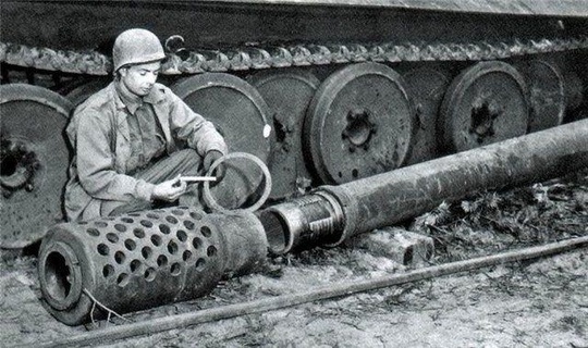 german ww2 150mm muzzle brake tank gun cannon 3d print model - Mito3D