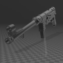 tedesco ww2 mp40 vari la pistola di macchina schmeisser arma da fuoco 3d print model - Mito3D
