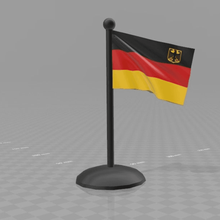 in germania il flag di colore stampabile file inclusa art segni loghi 3d print model - Mito3D