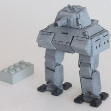 gerzer ausf tankoped game toys robot miniatures tanks robots mecha 3d print model - Mito3D