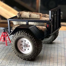 gh scaler trailer - square fenders game r c vehicles 3d print model - Mito3D