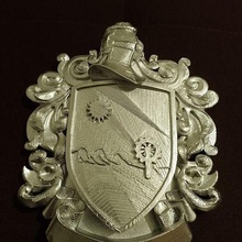 ghirelli heraldry crest 3d print model - Mito3D