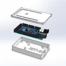 ghltec arduino mega electronic case patm-1200 tool electronics plc industrial controller cabinet cpu 3d print model - Mito3D