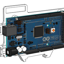 ghltec arduino mega electronic modular case ppcr-101n tool electronics plc industrial controller cabinet cpu 3d print model - Mito3D