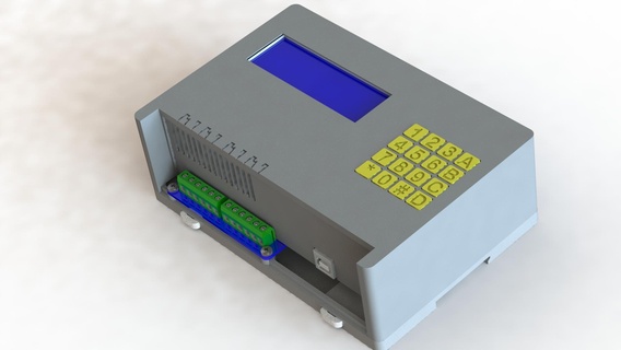 ghltec arduino mega hmi elektronik durum kılıf pdjd 1249 t3 Görüntüle 2x16 lcd esp8266 dht22 sıcaklık nem sensör plc Sanayi kontrolör kabine İşlemci 3d print model - Mito3D