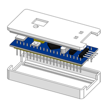 ghltec arduino stm32 bleu pilule électronique Cas gaine patm 1230 p0 outil plc industriel manette cabinet CPU 3d print model - Mito3D