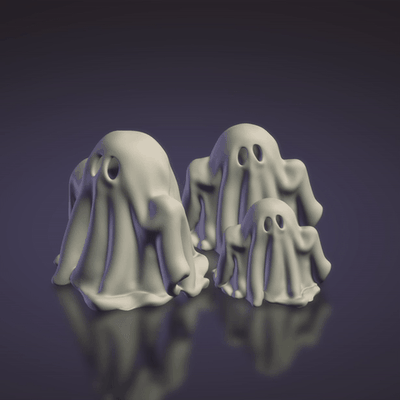 ghost halloween kunst geist halloween angst nacht 3d print model - Mito3D