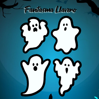 fantasma fantasmi chiave anelli Halloween 3d print model - Mito3D