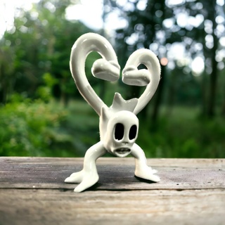 ghost - koko clown Art handplant dance ghostmane trap scary toy art heart decoration 3d print model - Mito3D