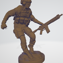 fantasma azione mw gioco eroe figura giocattolo facile poli attacco guerra freddo arma cartone animato 3d print model - Mito3D