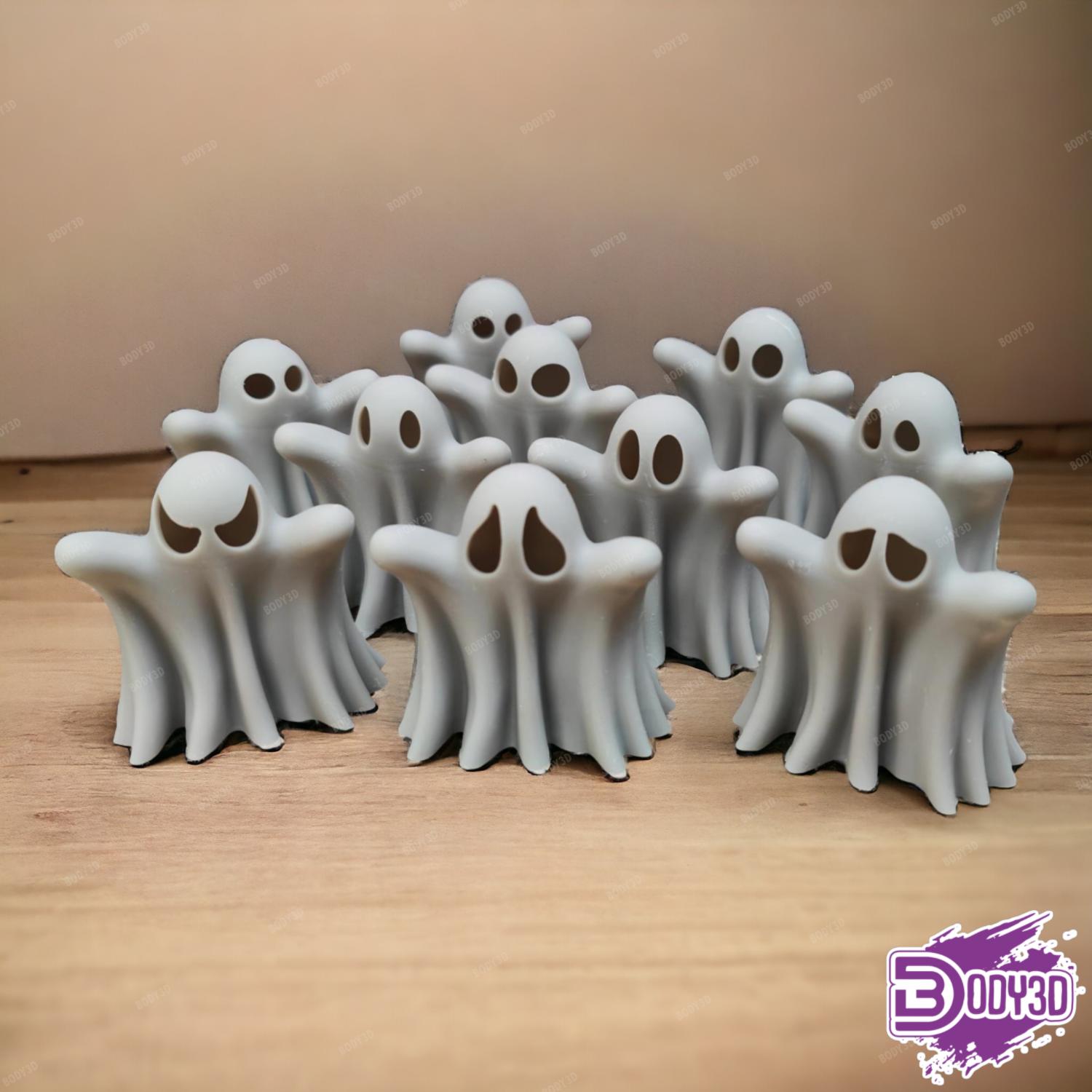 fantasma booh x10 bruxas monstro bruxa lobo lobisomem fofa feliz mini ventilador arte admirador pop casper legal diversão deco decoração 3D print model - Mito3D