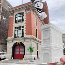 ghost busters firehouse architecture 3d print model - Mito3D
