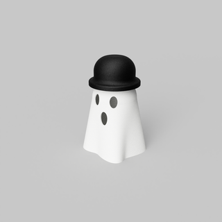 ghost candy lid Various toys halloween mini hat creepy container packaging 3d print model - Mito3D