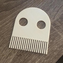ghost comb 3d print model - Mito3D
