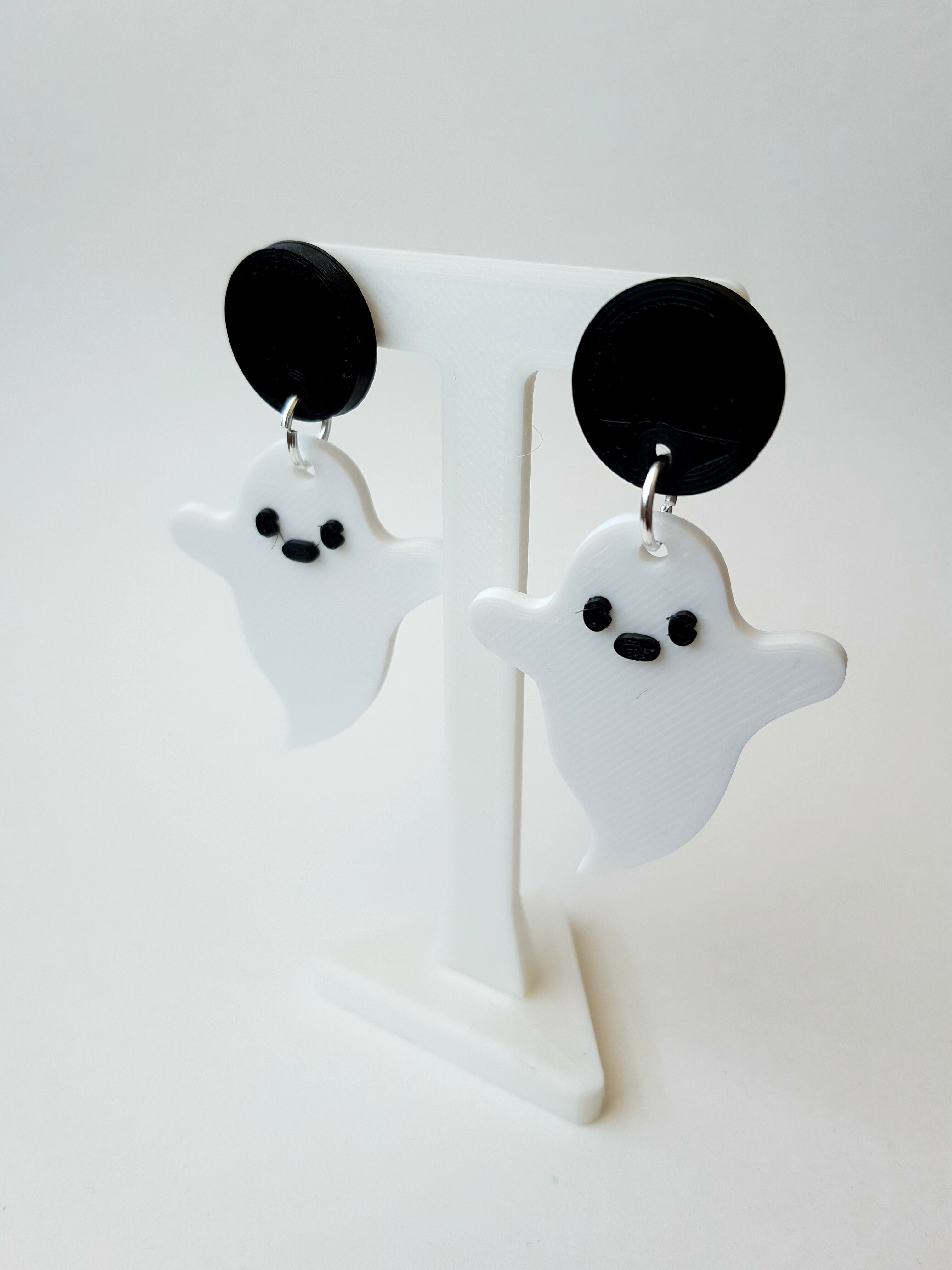 ghost earrings earring halloween 3D print model - Mito3D