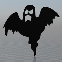 fantôme d'halloween aimant divers jouet 3d print model - Mito3D