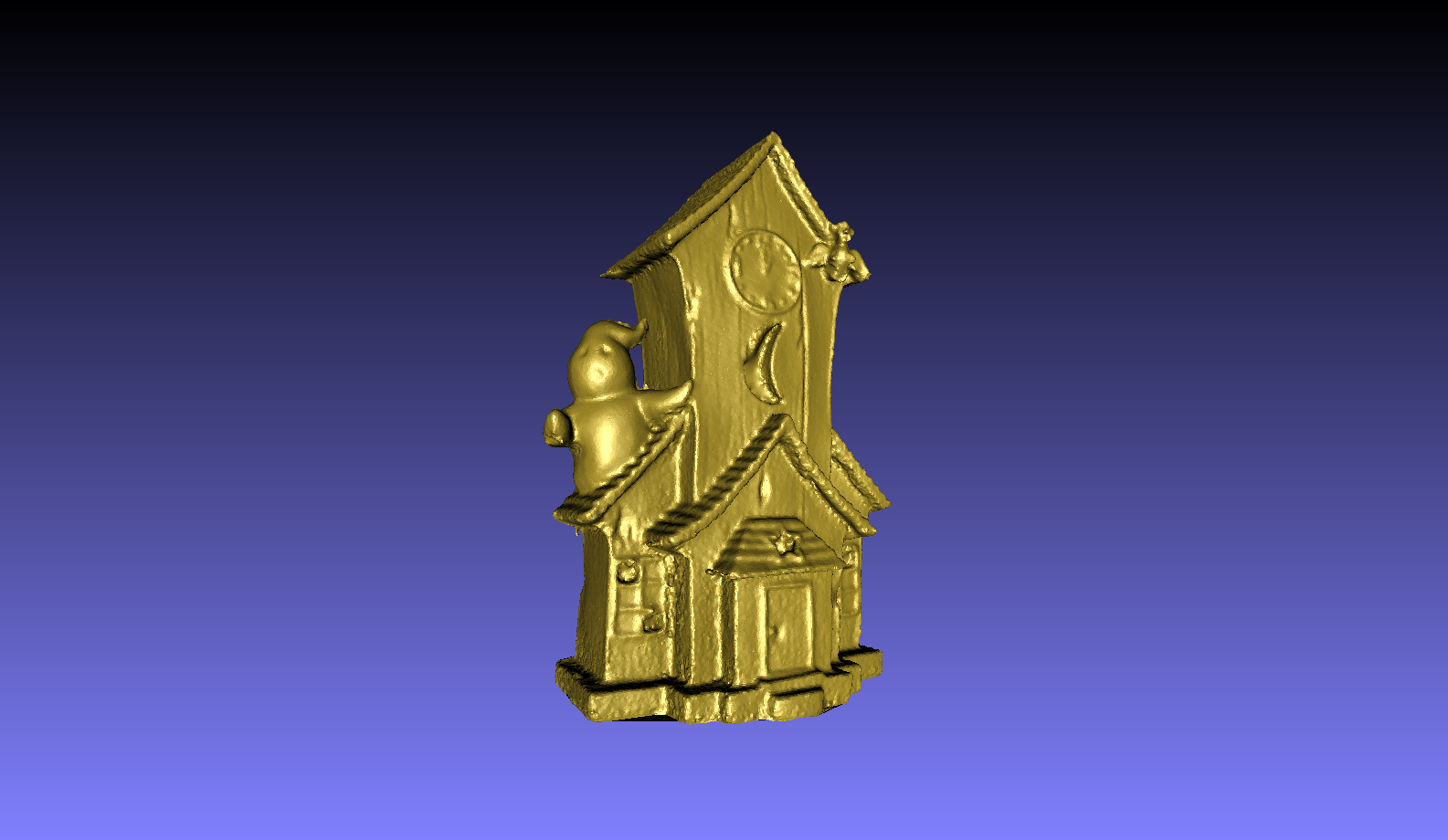 ghost house 3d scan lamp castle 3D print model - Mito3D