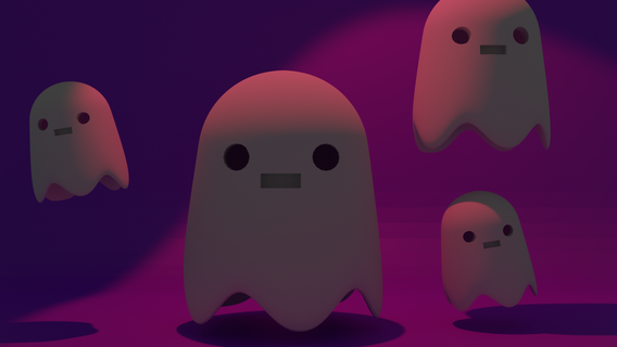 fantasma chiave Halloween llavero 3d print model - Mito3D