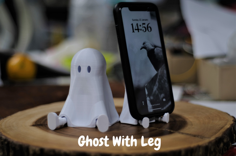 fantasma gamba stupido portachiavi Stampa inplate 3d print model - Mito3D