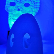 fantasma ligero artilugio Víspera Santos decoración deco fluorescente 3d print model - Mito3D