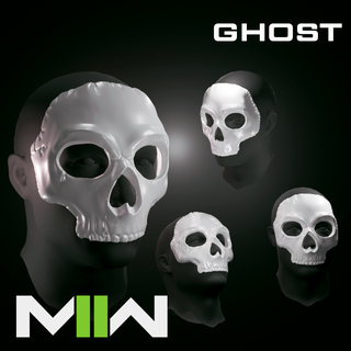 fantasma mascarar codmw2 simon Riley bacalhau mw2 ligar dever moderno guerra stl 3d impressão Arquivo máscara codmw 3d print model - Mito3D