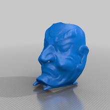 ghost mask generated revopoint pop art facemask 2d 3d print model - Mito3D