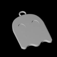 ghost pendant jewelry henchman phantom halloween 3d print model - Mito3D