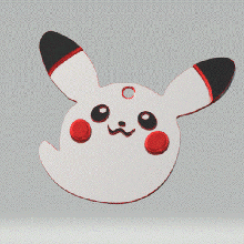 ghost pikachu halloween pokemon pokemongo dead diadems 3d print model - Mito3D