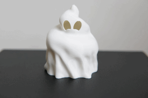 ghost poop halloween 3d print model - Mito3D