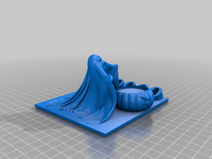 fantôme citrouille thé lumière outils 3d impression 3d print model - Mito3D
