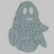 fantasma enigma quebra cabeça Bruxas brinquedo jogos 3d print model - Mito3D