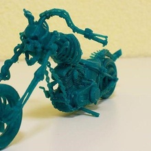 ghost rider - chopper 3d print model - Mito3D